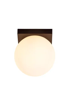 TASSA - Plafonnière Badkamer - Ø 13,5 cm - LED Dim to warm - 1x12W 1800K/3000K - IP40 - Zwart*Lucide Cheap