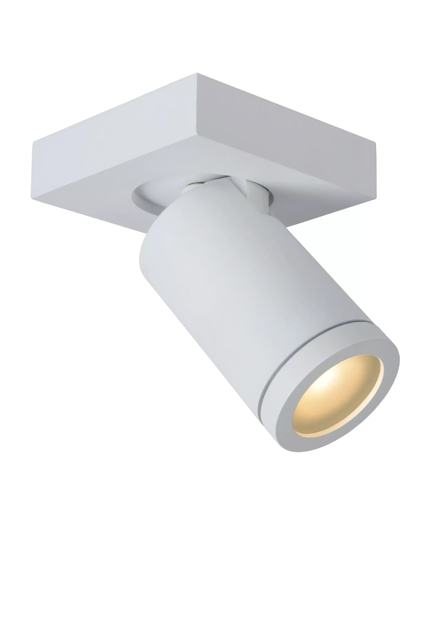 TAYLOR - Plafondspot Badkamer - LED Dim to warm - GU10 - 1x5W 2200K/3000K - IP44 - Wit*Lucide Fashion