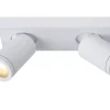 TAYLOR - Plafondspot Badkamer - LED Dim to warm - GU10 - 2x5W 2200K/3000K - IP44 - Wit*Lucide Hot