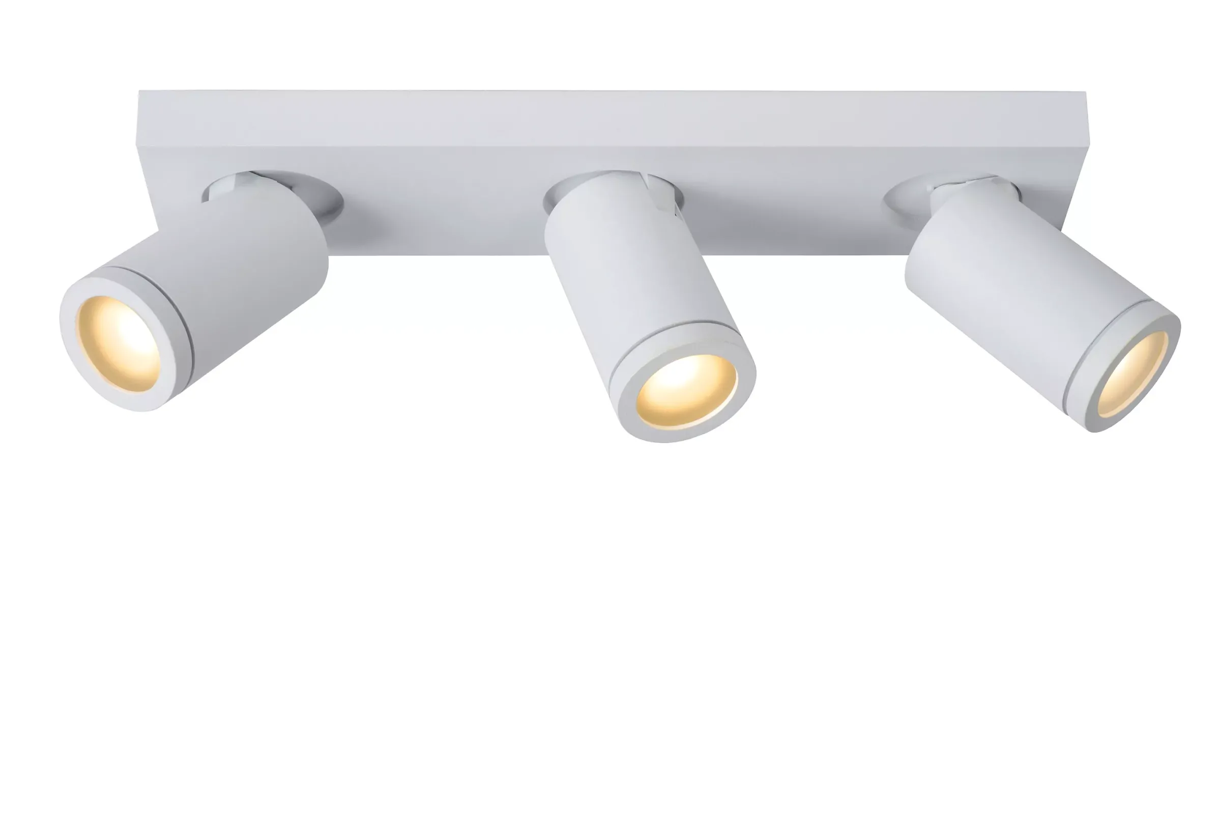 TAYLOR - Plafondspot Badkamer - LED Dim to warm - GU10 - 3x5W 2200K/3000K - IP44 - Wit*Lucide Cheap