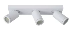 TAYLOR - Plafondspot Badkamer - LED Dim to warm - GU10 - 3x5W 2200K/3000K - IP44 - Wit*Lucide Cheap