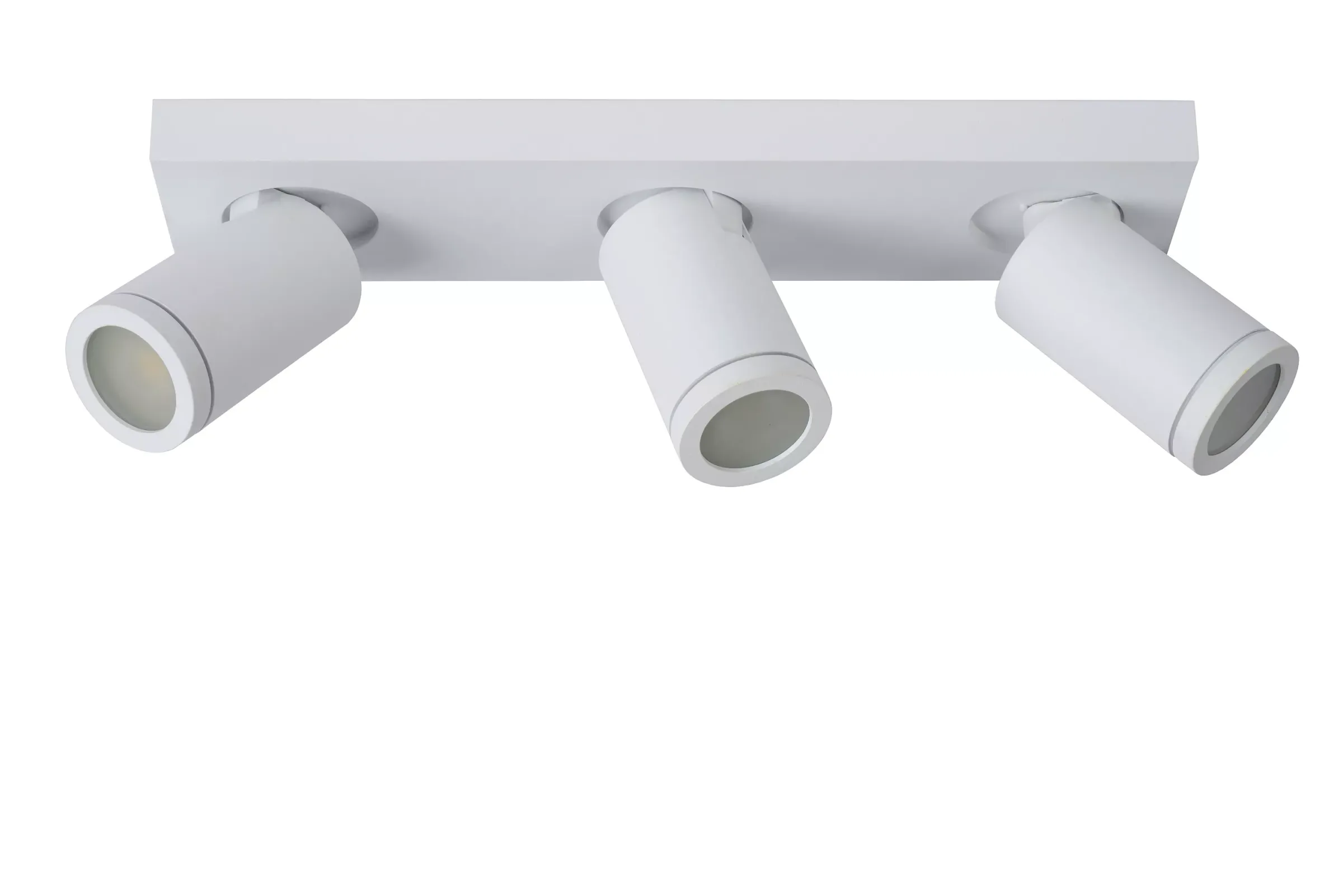 TAYLOR - Plafondspot Badkamer - LED Dim to warm - GU10 - 3x5W 2200K/3000K - IP44 - Wit*Lucide Cheap