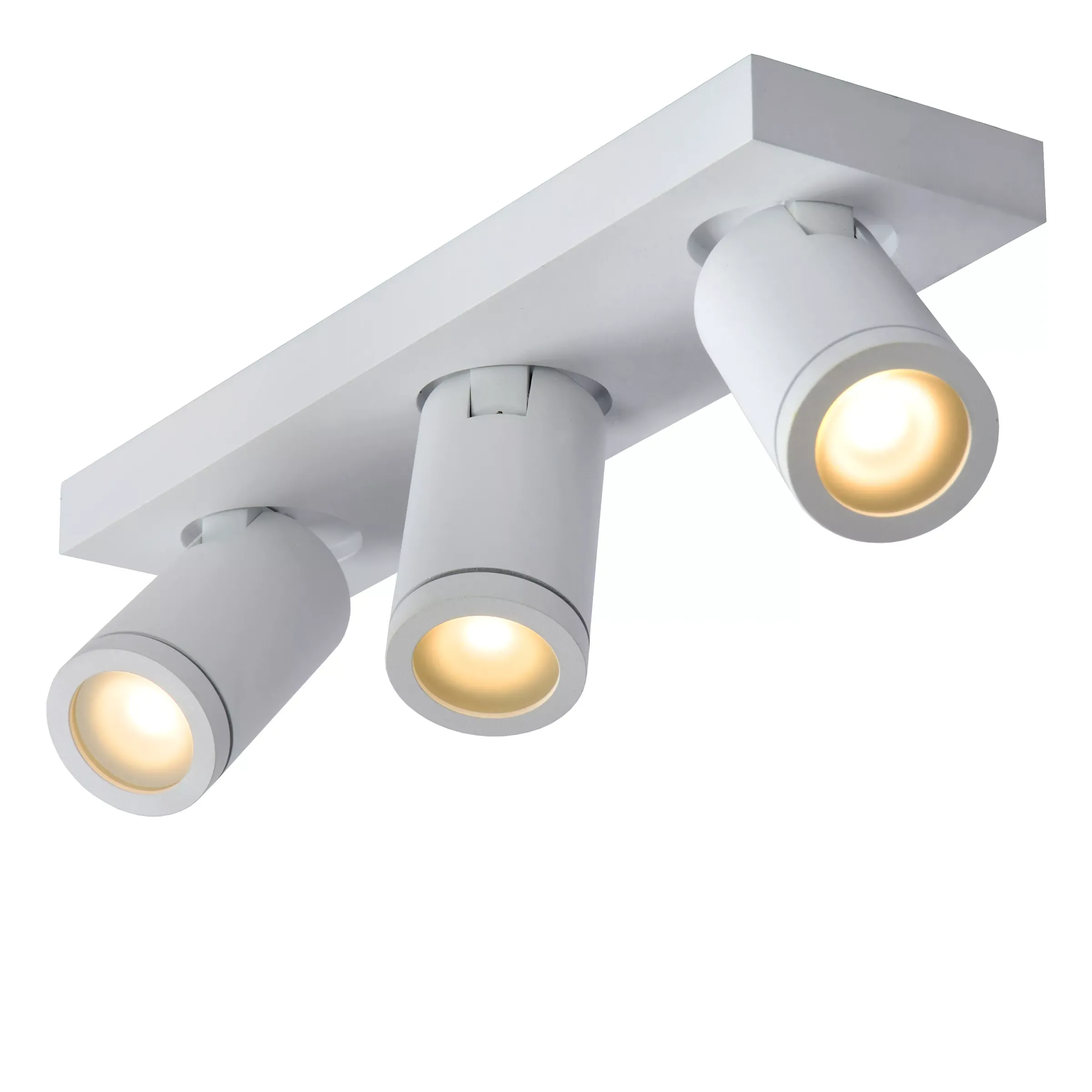 TAYLOR - Plafondspot Badkamer - LED Dim to warm - GU10 - 3x5W 2200K/3000K - IP44 - Wit*Lucide Cheap