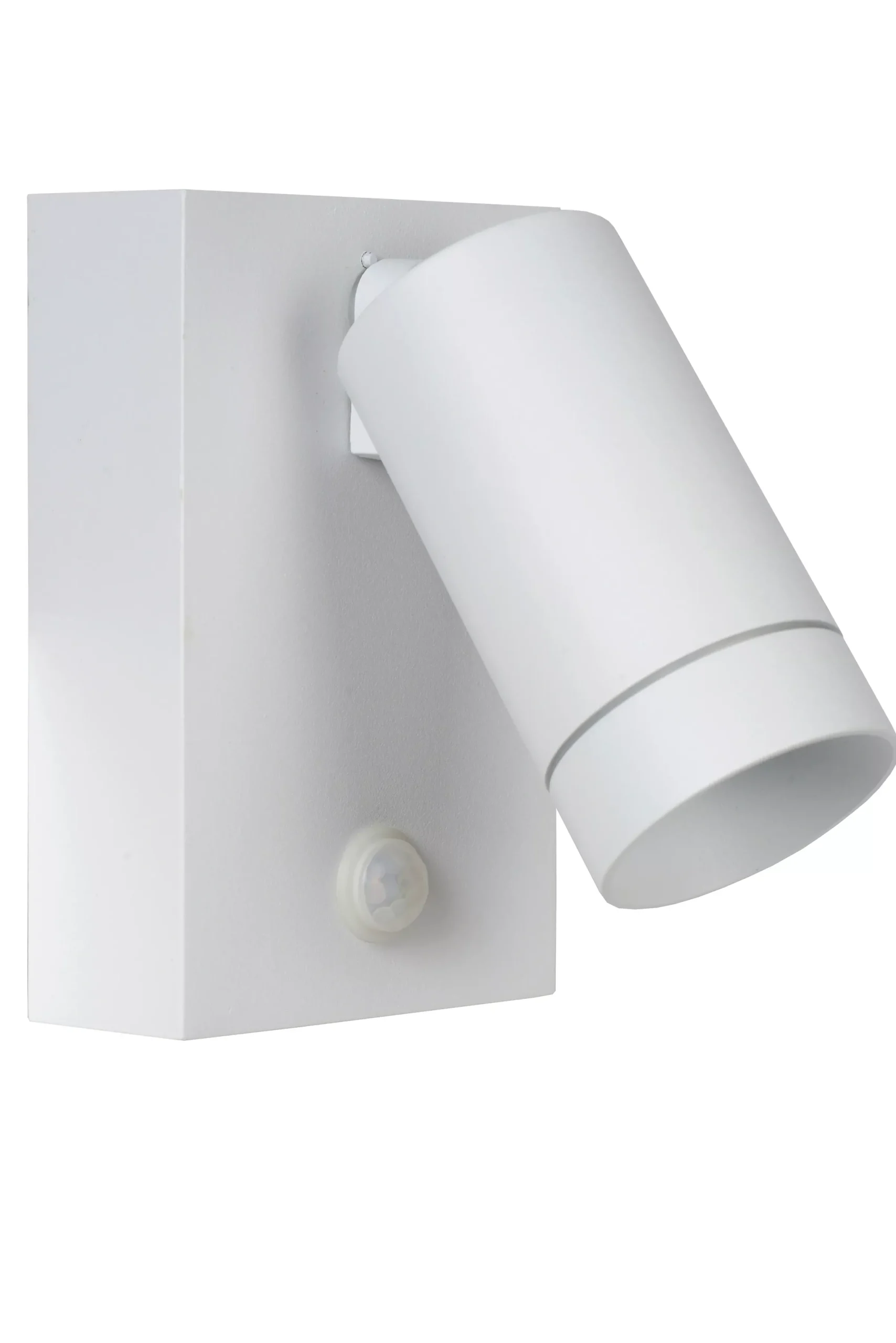 TAYLOR - Wandspot / Wandlamp Binnen/Buiten - 1xGU10 - IP54 - Beweging & dag/nacht sensor - Wit*Lucide Hot
