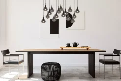 TEARS - Hanglamp - LED Dimb. - G4 - 16x1,5W 3000K - Zwart*Lucide Flash Sale
