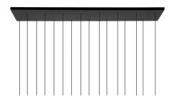 TEARS - Hanglamp - LED Dimb. - G4 - 16x1,5W 3000K - Zwart*Lucide Flash Sale
