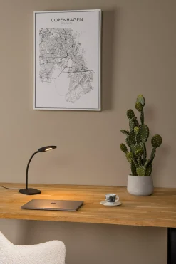 TESSA - Bureaulamp - LED Dimb. - 1x3,2W 3000K - Zwart*Lucide Store