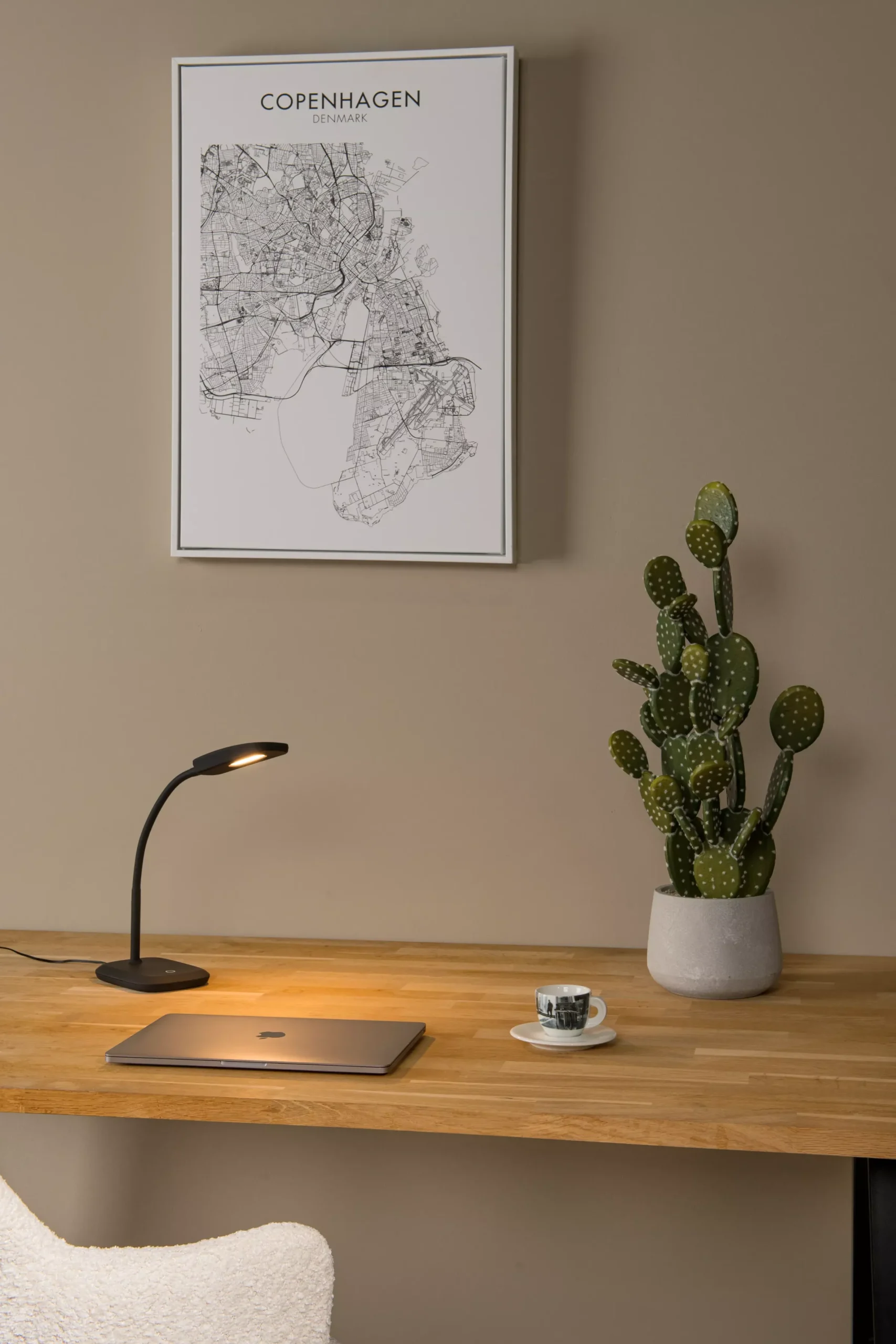 TESSA - Bureaulamp - LED Dimb. - 1x3,2W 3000K - Zwart*Lucide Store