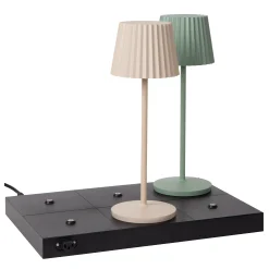 THE DOCK - Draadloze oplader / oplaadstation / Wireless charger - Max. 6 lampen - Zwart*Lucide Flash Sale