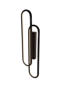 THELMA - Wandlamp - LED Dimb. - 1x35W 2700K - Zwart*Lucide Cheap