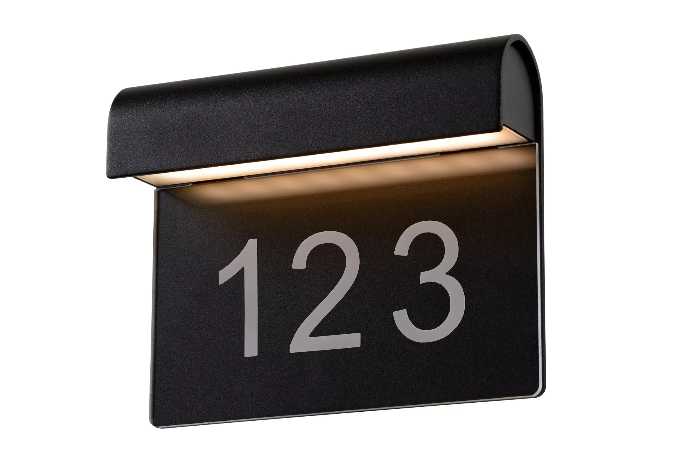 THESI LED - Wandlamp Binnen/Buiten - LED - 1x8W 3000K - IP54 - Zwart*Lucide Shop