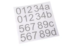 THESI Numbers - Onderdeel - Zwart*Lucide Store