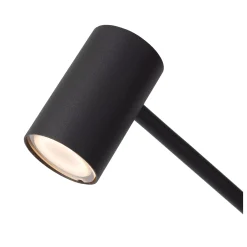 TIPIK - Oplaadbare Tafellamp - Accu/Batterij - LED 3 StepDim - 1x3W 2700K - Zwart*Lucide Discount