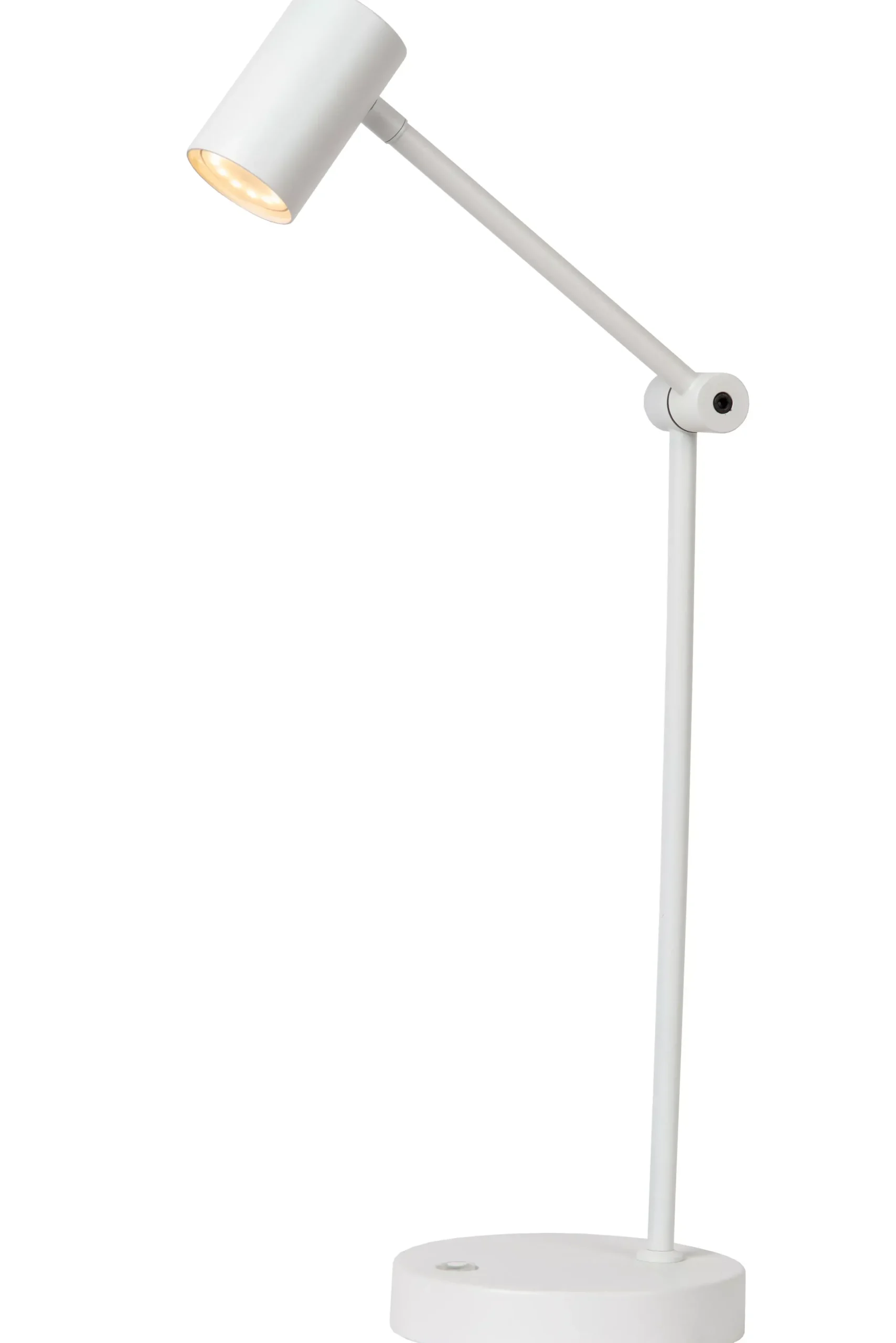 TIPIK - Oplaadbare Tafellamp - Accu/Batterij - LED 3 StepDim - 1x3W 2700K - Wit*Lucide Store