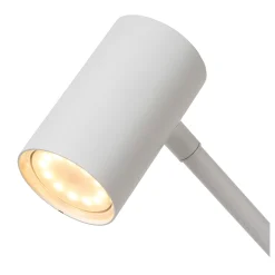 TIPIK - Oplaadbare Vloerlamp - Accu/Batterij - LED 3 StepDim - 1x3W 2700K - Wit*Lucide Fashion