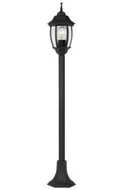 TIRENO - Lantaarnpaal - 1xE27 - IP44 - Zwart*Lucide Fashion