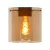 TOLEDO - Glas - Ø 20 cm - Amber*Lucide New