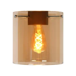 TOLEDO - Glas - Ø 20 cm - Amber*Lucide New