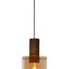 TOLEDO - Hanglamp - Ø 20 cm - 1xE27 - Amber*Lucide Cheap