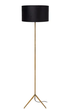 TONDO - Vloerlamp - Ø 38 cm - 1xE27 - Mat Goud / Messing*Lucide Clearance