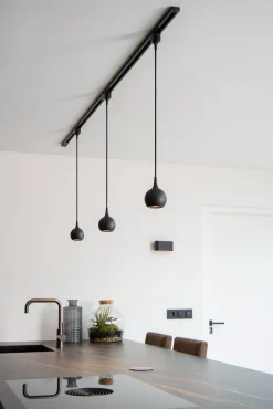 TRACK FAVORI Hanglamp - 1-fase Railsysteem / Railverlichting - 1xGU10 - Zwart (Uitbreiding)*Lucide Best Sale