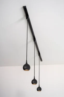 TRACK FAVORI Hanglamp - 1-fase Railsysteem / Railverlichting - 1xGU10 - Zwart (Uitbreiding)*Lucide Best Sale