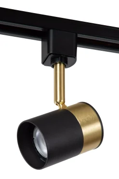 TRACK FLORIS Railspot - 1-fase Railsysteem / Railverlichting - 1xGU10 - Zwart (Uitbreiding)*Lucide New