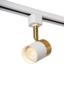 TRACK FLORIS Railspot - 1-fase Railsysteem / Railverlichting - 1xGU10 - Wit (Uitbreiding)*Lucide Discount