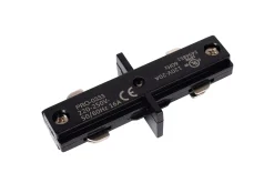 TRACK I-koppelstuk - 1-fase Railsysteem / Railverlichting - Zwart (Uitbreiding)*Lucide Hot
