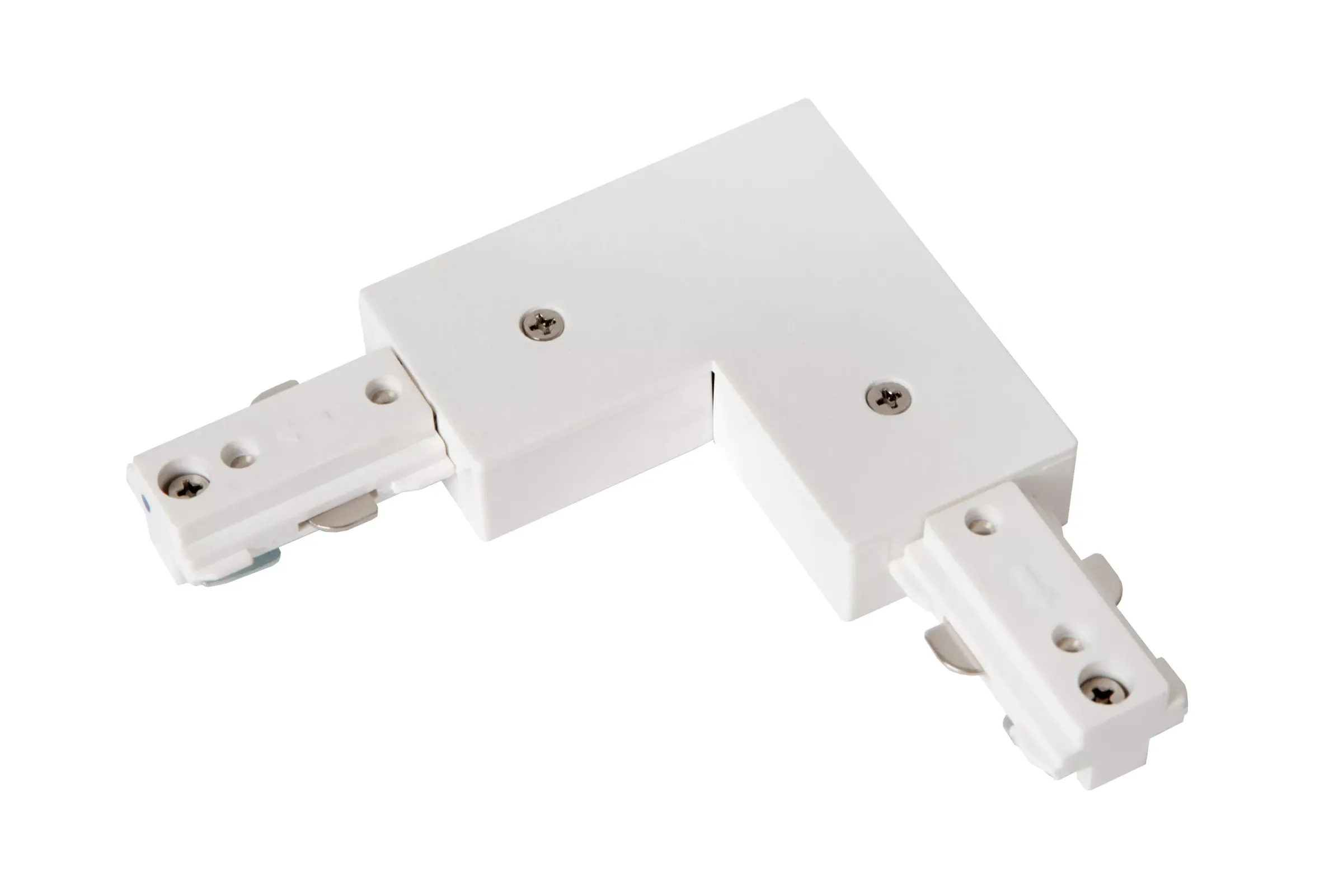TRACK L-koppelstuk - 1-fase Railsysteem / Railverlichting - Links -Wit (Uitbreiding)*Lucide Store