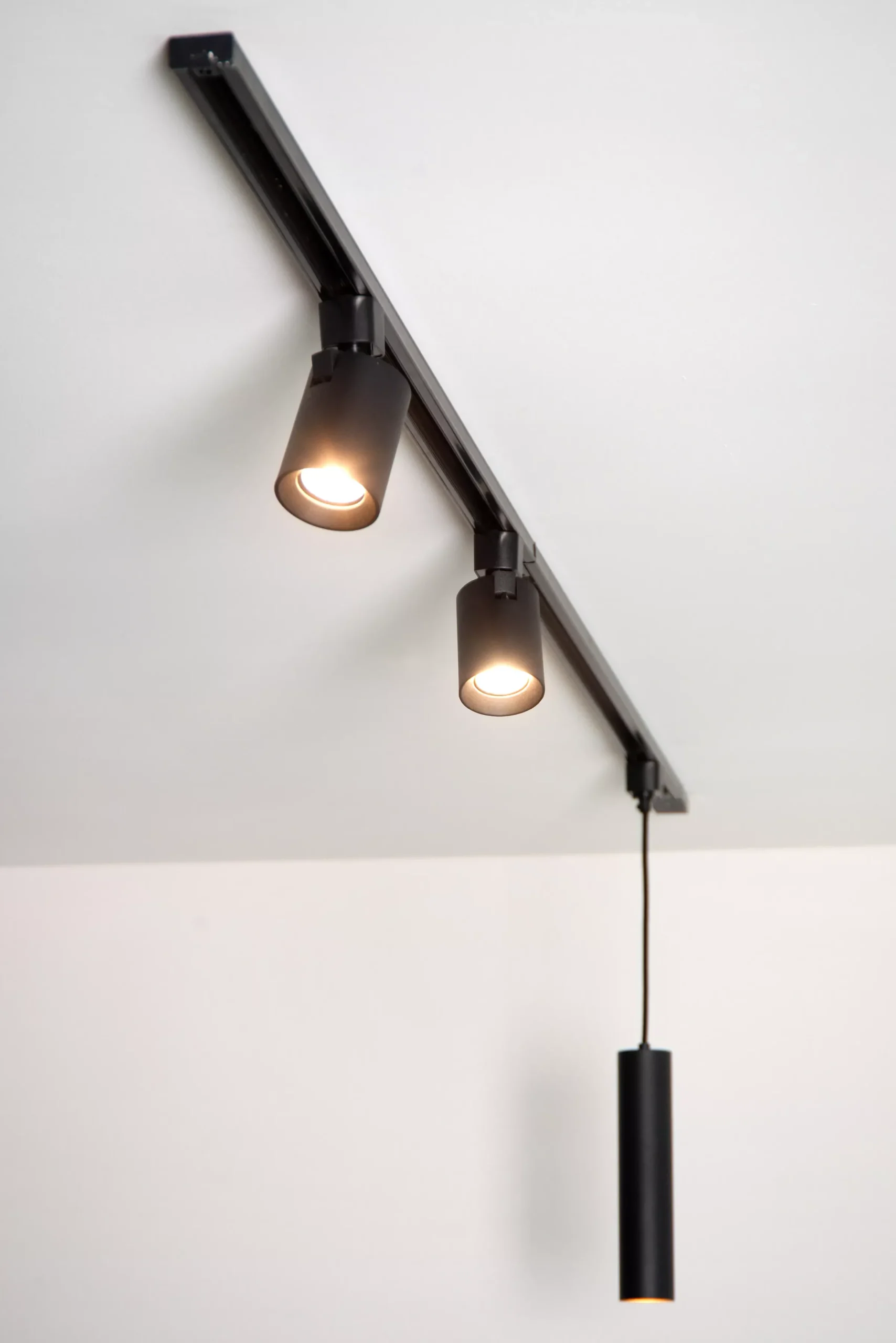 TRACK NIGEL Railspot - 1-fase Railsysteem / Railverlichting - 1xGU10 - Zwart (Uitbreiding)*Lucide Cheap