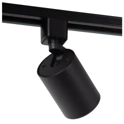 TRACK NIGEL Railspot - 1-fase Railsysteem / Railverlichting - 1xGU10 - Zwart (Uitbreiding)*Lucide Cheap