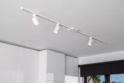 TRACK NIGEL Railspot - 1-fase Railsysteem / Railverlichting - 1xGU10 - Wit (Uitbreiding)*Lucide New