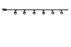 TRACK Starterset - 1-fase Railsysteem / Railverlichting - 2 meter - Zwart*Lucide Best