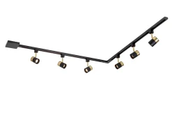 TRACK Starterset - 1-fase Railsysteem / Railverlichting - 2 meter - Zwart*Lucide Best