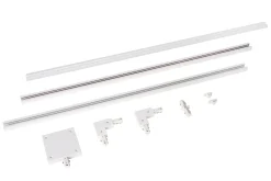 TRACK Starterset - 1-fase Railsysteem / Railverlichting - 2 meter - Wit*Lucide Discount
