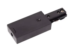 TRACK Startvoeding - 1-fase Railsysteem / Railverlichting - Enkel - Zwart (Uitbreiding)*Lucide Outlet