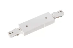 TRACK Startvoeding - 1-fase railsysteem / Railverlichting - Dubbel - Wit (Uitbreiding)*Lucide Flash Sale