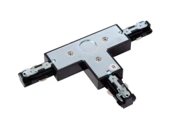 TRACK T-koppelstuk - 1-fase Railsysteem / Railverlichting - Zwart (Uitbreiding)*Lucide Cheap