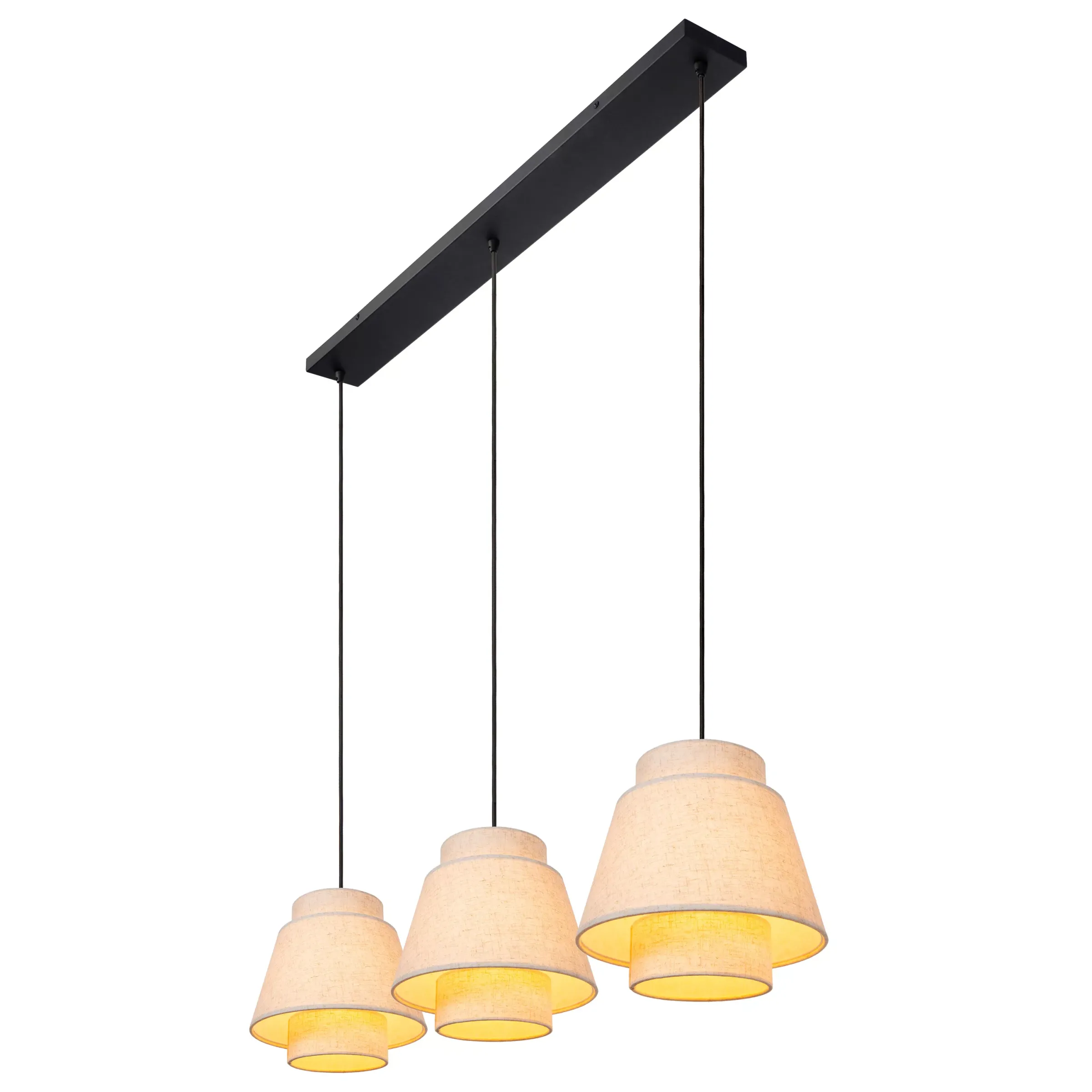 TRIBUTE - Hanglamp - 3xE27 - Beige*Lucide Discount