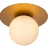 TRICIA - Plafonnière - Ø 25 cm - 1xE27 - Mat Goud / Messing*Lucide Fashion