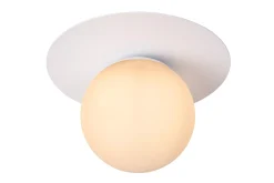 TRICIA - Plafonnière - Ø 25 cm - 1xE27 - Wit*Lucide Store