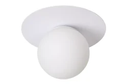 TRICIA - Plafonnière - Ø 25 cm - 1xE27 - Wit*Lucide Store
