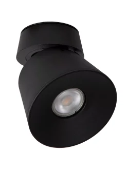 TRIGONO - Plafondspot - Ø 10,5 cm - 1xGU10 - Zwart*Lucide Shop