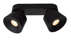 TRIGONO - Plafondspot - 2xGU10 - Zwart*Lucide Cheap
