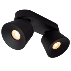 TRIGONO - Plafondspot - 2xGU10 - Zwart*Lucide Cheap