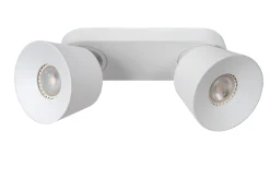 TRIGONO - Plafondspot - 2xGU10 - Wit*Lucide Cheap