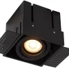 TRIMLESS - Inbouwspot - 1xGU10 - Zwart*Lucide Sale