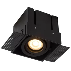 TRIMLESS - Inbouwspot - 1xGU10 - Zwart*Lucide Sale