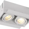 TRIMLESS - Inbouwspot - 2xGU10 - Wit*Lucide Best Sale